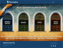 Tablet Screenshot of morningstarministries.org